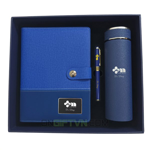 set sổ bút bình xanh không usb