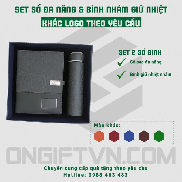 sổ đa năng bình nhám giữ nhiệt