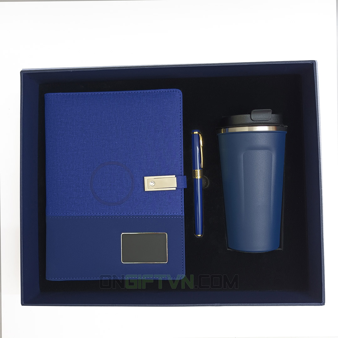 set sổ đa năng bút ly coffee